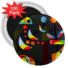 Happy Day 2 3  Magnets (100 Pack)