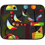 Happy day 2 Fleece Blanket (Mini) 35 x27  Blanket