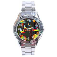 Happy Day 2 Stainless Steel Analogue Watch by Valentinaart