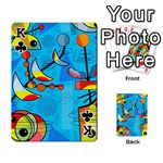 Happy day - blue Playing Cards 54 Designs  Front - ClubK