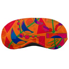 Happy Day - Orange Sleeping Masks by Valentinaart