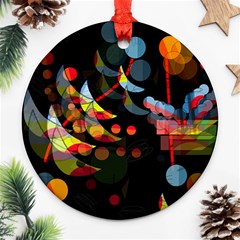 Magical Night  Ornament (round)  by Valentinaart