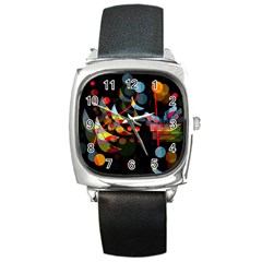 Magical Night  Square Metal Watch by Valentinaart