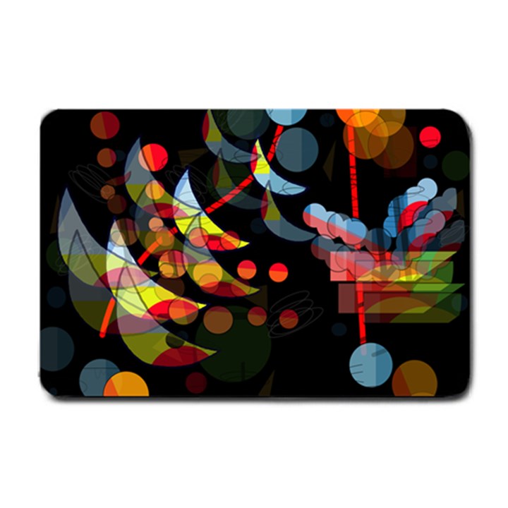 Magical night  Small Doormat 