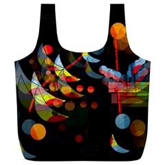 Magical Night  Full Print Recycle Bags (l)  by Valentinaart