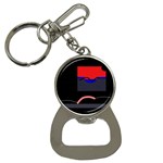 Geometrical abstraction Bottle Opener Key Chains Front