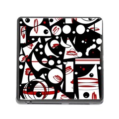 Happy Life - Red Memory Card Reader (square) by Valentinaart