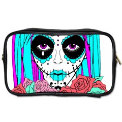 HIPPY CHICK sugar skull Toiletries Bag (Two Sides)