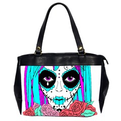 Hippy Chick Sugar Skull Oversize Office Handbag (2 Sides)