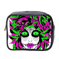 Spidie Lady Sugar Skull Mini Toiletries Bag 2-side by burpdesignsA