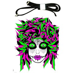 Spidie Lady Sugar Skull Shoulder Sling Bags by burpdesignsA