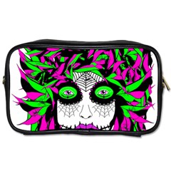 Spidie Lady Sugar Skull Toiletries Bags by burpdesignsA