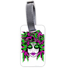 Spidie Lady Sugar Skull Luggage Tags (one Side)  by burpdesignsA