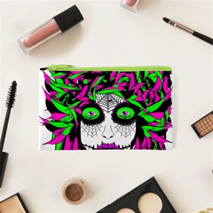 Spidie Lady Sugar Skull Cosmetic Bag (xs) by burpdesignsA