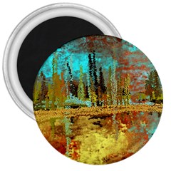 Autumn Landscape Impressionistic Design 3  Magnets by digitaldivadesigns