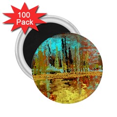 Autumn Landscape Impressionistic Design 2 25  Magnets (100 Pack)  by digitaldivadesigns