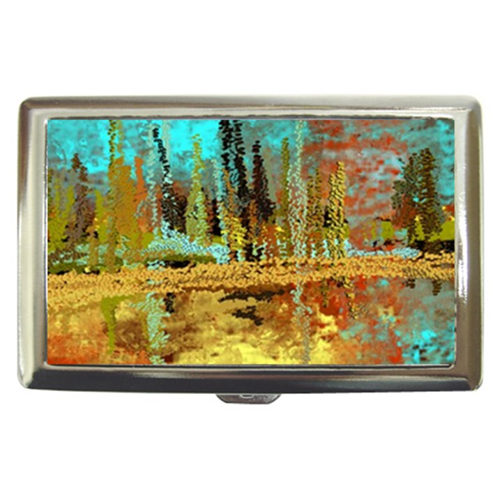 Autumn Landscape Impressionistic Design Cigarette Money Cases