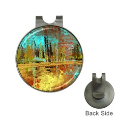 Autumn Landscape Impressionistic Design Hat Clips With Golf Markers by digitaldivadesigns