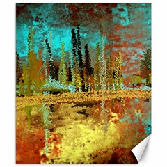 Autumn Landscape Impressionistic Design Canvas 8  X 10  by digitaldivadesigns