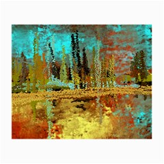 Autumn Landscape Impressionistic Design Small Glasses Cloth (2-side) by digitaldivadesigns