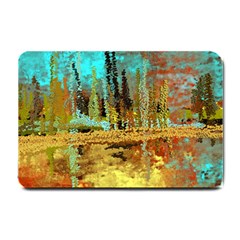 Autumn Landscape Impressionistic Design Small Doormat 