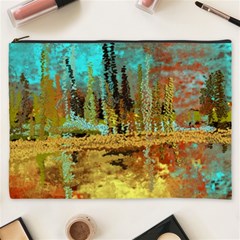 Autumn Landscape Impressionistic Design Cosmetic Bag (xxxl)  by digitaldivadesigns