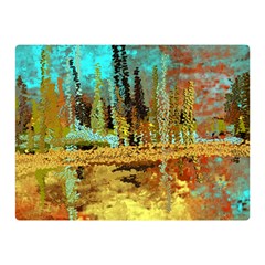 Autumn Landscape Impressionistic Design Double Sided Flano Blanket (mini)  by digitaldivadesigns