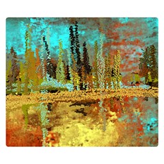 Autumn Landscape Impressionistic Design Double Sided Flano Blanket (small)  by digitaldivadesigns