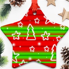 Christmas pattern Ornament (Star) 