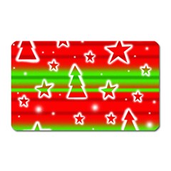 Christmas pattern Magnet (Rectangular)