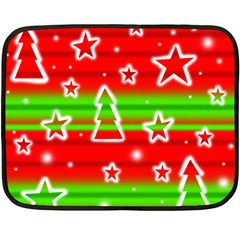 Christmas pattern Double Sided Fleece Blanket (Mini) 