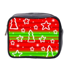 Christmas Pattern Mini Toiletries Bag 2-side by Valentinaart