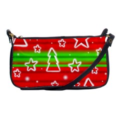 Christmas Pattern Shoulder Clutch Bags by Valentinaart