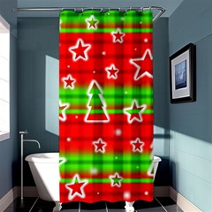 Christmas pattern Shower Curtain 36  x 72  (Stall) 