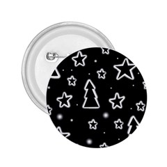 Black And White Xmas 2 25  Buttons by Valentinaart