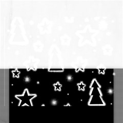 Black And White Xmas Rectangular Jigsaw Puzzl by Valentinaart