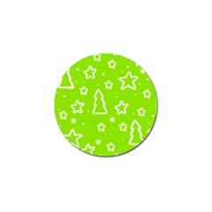 Green Christmas Golf Ball Marker (4 Pack) by Valentinaart