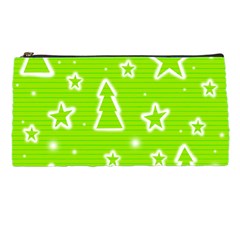 Green Christmas Pencil Cases by Valentinaart