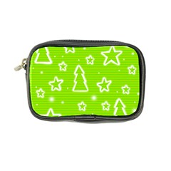 Green Christmas Coin Purse by Valentinaart