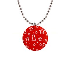 Red Xmas Button Necklaces by Valentinaart