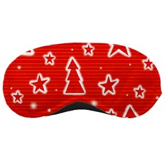 Red Xmas Sleeping Masks by Valentinaart