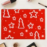 Red Xmas Cosmetic Bag (XXL)  Front