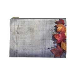 Fall Leaves Cosmetic Bag (large) 