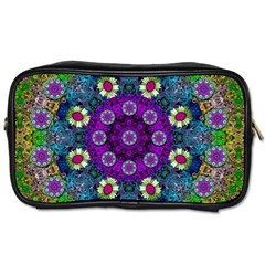 Colors And Flowers In A Mandala Toiletries Bags 2-side by pepitasart