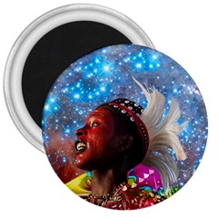 African Star Dreamer 3  Magnets by icarusismartdesigns