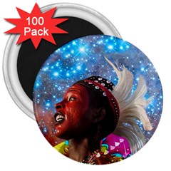 African Star Dreamer 3  Magnets (100 Pack) by icarusismartdesigns