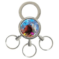 African Star Dreamer 3-ring Key Chains by icarusismartdesigns