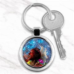 African Star Dreamer Key Chains (round)  by icarusismartdesigns