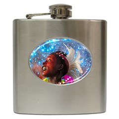 African Star Dreamer Hip Flask (6 Oz) by icarusismartdesigns