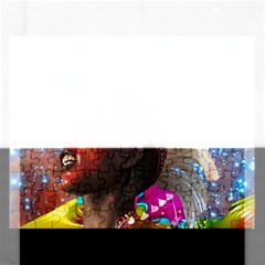 African Star Dreamer Rectangular Jigsaw Puzzl